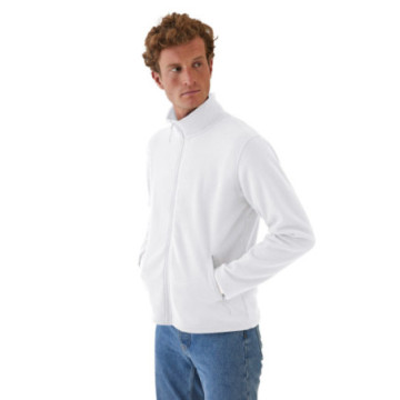 Veste micropolaire homme B&C® ID.501 blanche