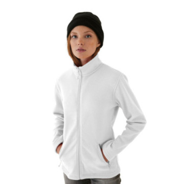 Veste micropolaire femme B&C® ID.501 blanche