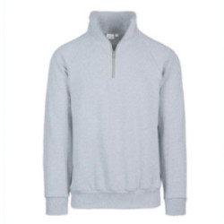 Sweat-shirt mixte col zippé mixte Vesti® couleur