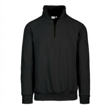 Sweat-shirt mixte col zippé mixte Vesti® couleur