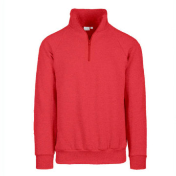 Sweat-shirt mixte col zippé mixte Vesti® couleur