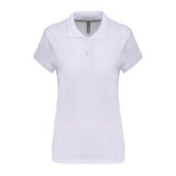 Polo femme manches courtes Kariban® blanc