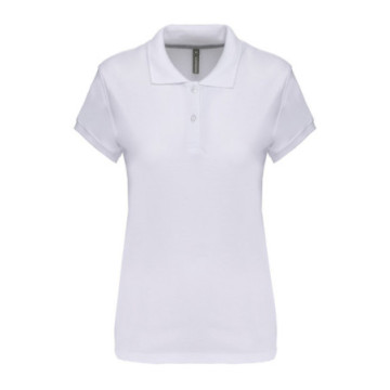 Polo femme manches courtes Kariban® blanc