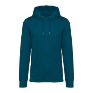 Sweat-shirt mixte capuche coton bio polyester recyclé Native Spirit®