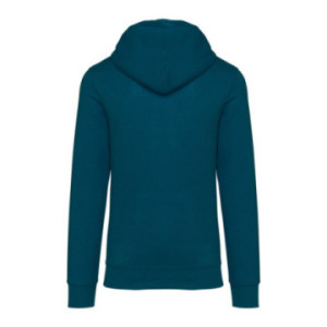 Sweat-shirt mixte capuche coton bio polyester recyclé Native Spirit®