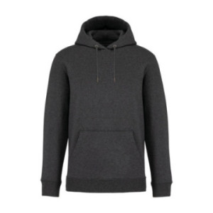 Sweat-shirt mixte capuche coton bio polyester recyclé Native Spirit®