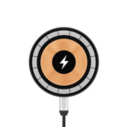 Chargeur à induction recylé MagSafe™ 15 W avec logo lumineux SCX®