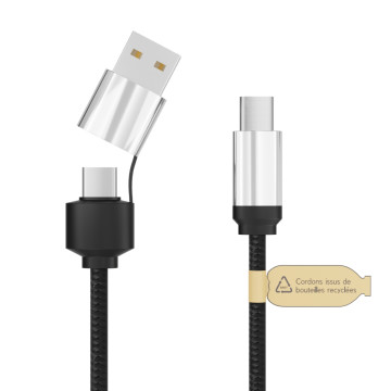 Chargeur à induction recylé MagSafe™ 15 W avec logo lumineux SCX®