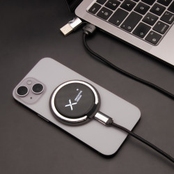 Chargeur à induction recylé MagSafe™ 15 W avec logo lumineux SCX®