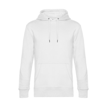 Sweat-shirt à capuche mixte B&C® King blanc