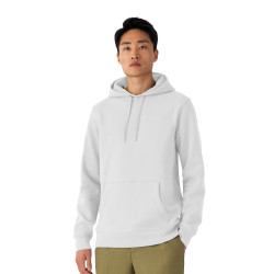 Sweat-shirt à capuche mixte B&C® King blanc