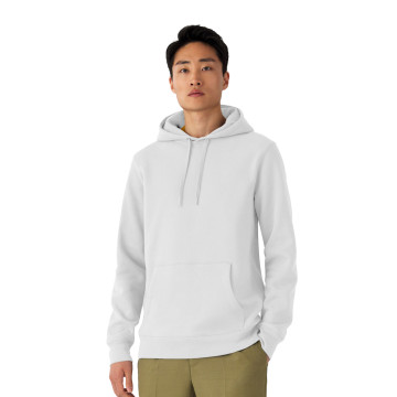Sweat-shirt à capuche mixte B&C® King blanc