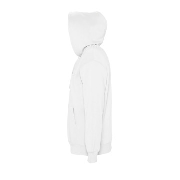 Sweat-shirt à capuche femme B&C® coton bio/polyester recyclé blanc