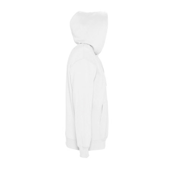 Sweat-shirt à capuche femme B&C® coton bio/polyester recyclé blanc