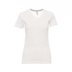 Tee-shirt femme Payper® V-neck col V blanc
