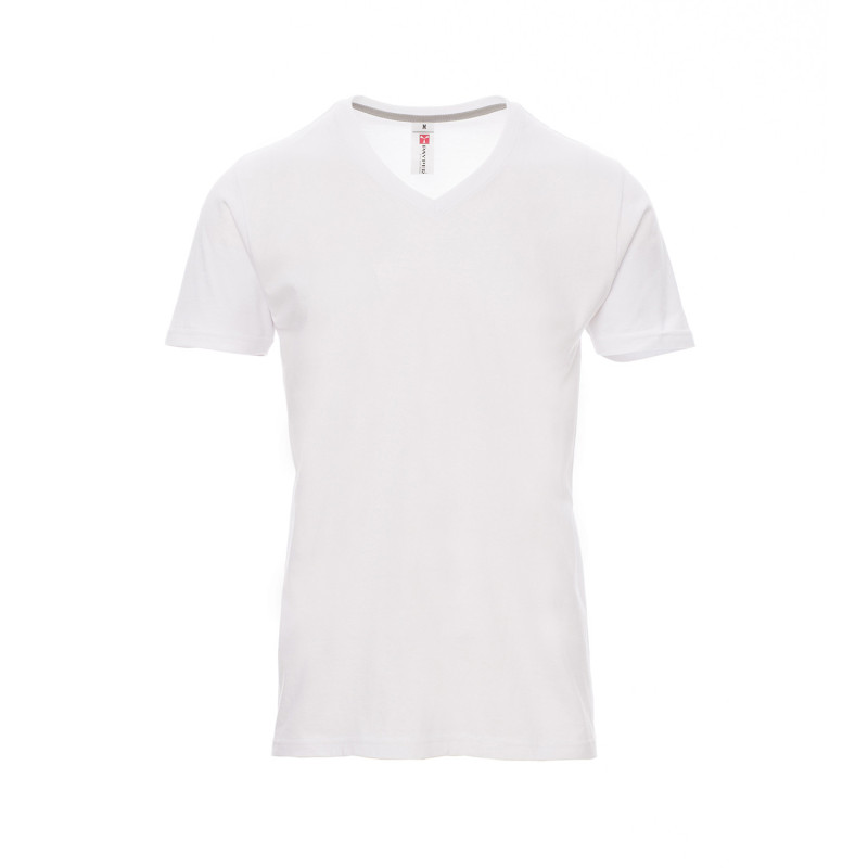 Tee-shirt homme Payper® V-neck col V blanc