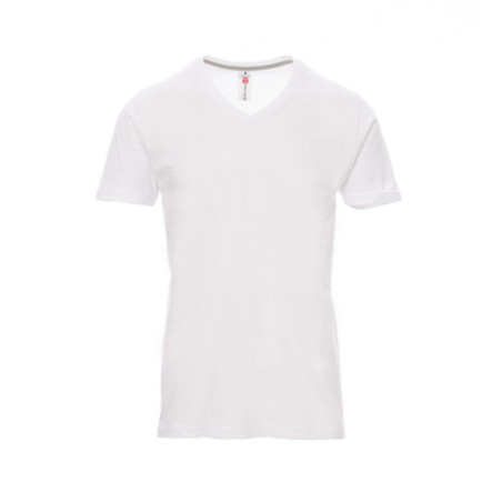 Tee-shirt homme Payper® V-neck col V blanc