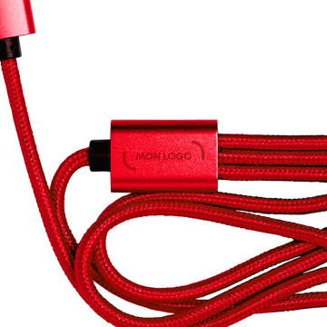 Câble de charge long 7,5W à entrée simple USB