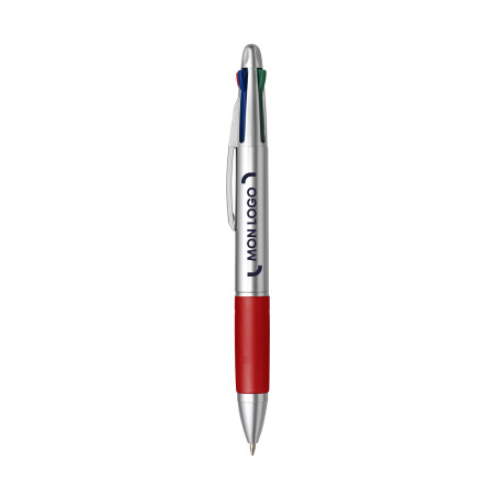 Stylo bille grip 4 couleurs