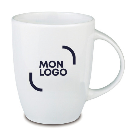  Mug en céramique blanc 250 mL