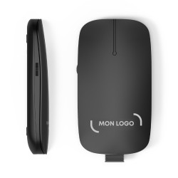 Souris Bluetooth® eco gravure lumineuse Xoopar®