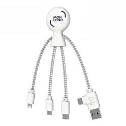 Câble de charge 12W recyclé Xoopar® marqu. 1 coul Express