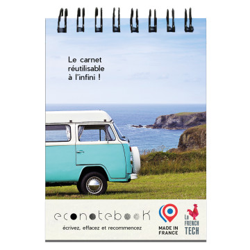 Carnet EcoNoteBook réutilisable A7 en carton PEFC