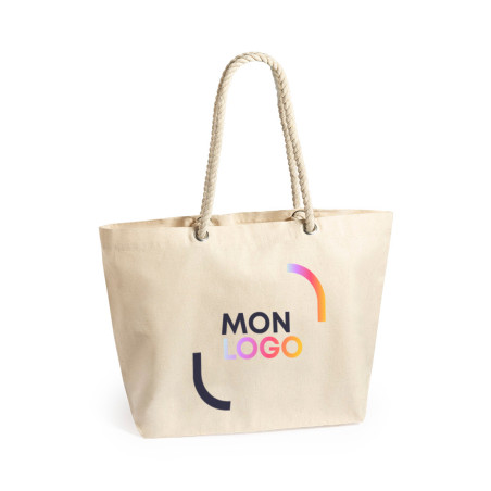 Sac shopping et de plage en coton