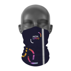 Foulard multifonction avec bande réfléchissante sublimation