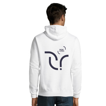 Sweat-shirt mixte Sol's® Snake blanc Express