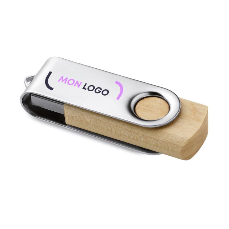 Clé USB bois 2 Go Twister