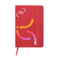 Carnet A5 avec couverture en rPET