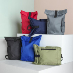 Sac à dos ordinateur roll top en rPET GRS