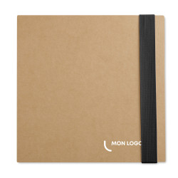 Set mémos avec couverture en carton recyclé