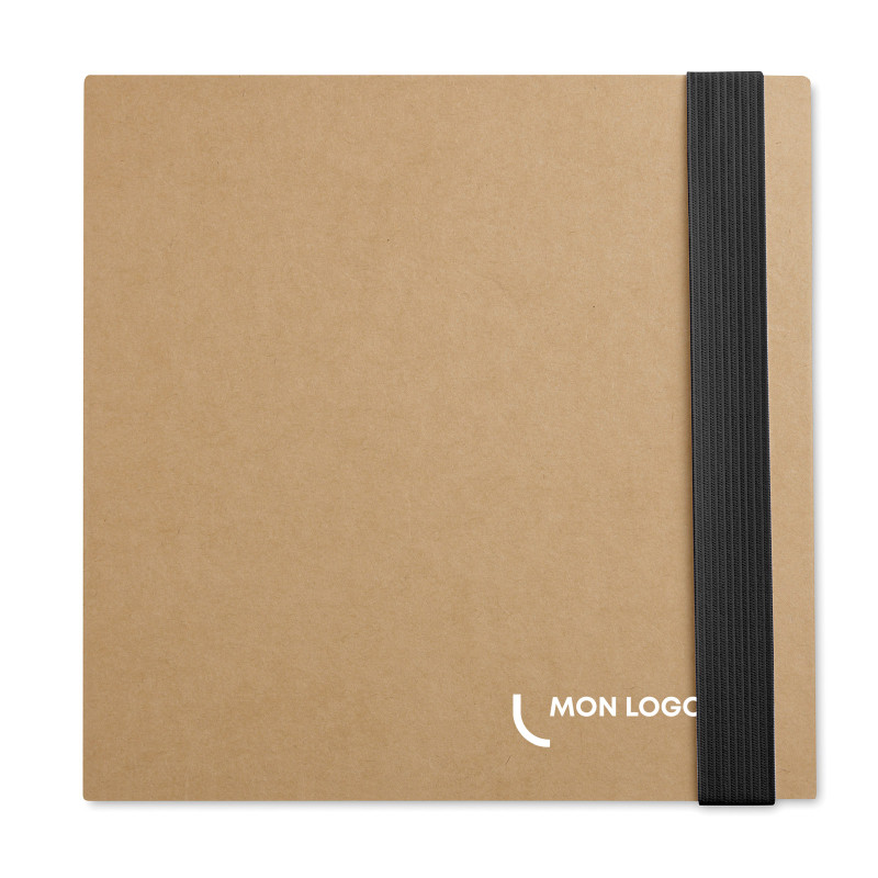 Set mémos avec couverture en carton recyclé