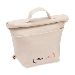Sac repas isotherme en matières recyclées naturel