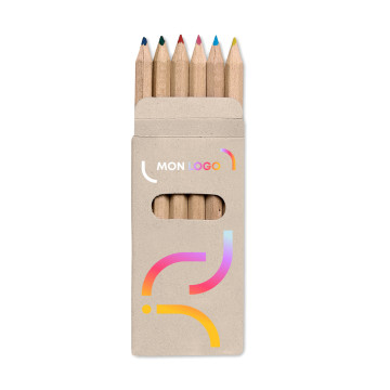 Crayons de couleur en bois