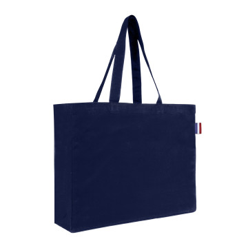 Sac cabas en coton couleur avec soufflets 220 g/m² Ubag®