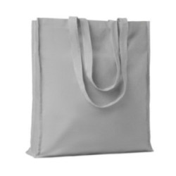 Sac en coton avec soufflets 140 g/m2