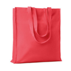 Sac en coton avec soufflets 140 g/m2