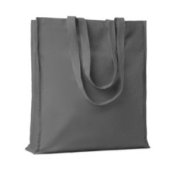 Sac en coton avec soufflets 140 g/m2