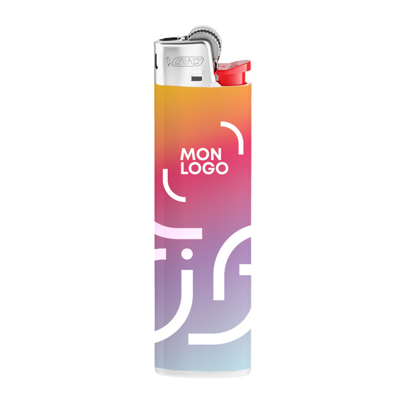 Briquet BIC® Slim J23 marquage quadri