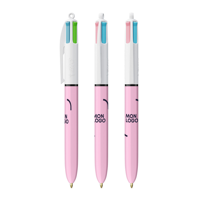 Stylo Bic® 4 couleurs Fashion marquage 1 couleur