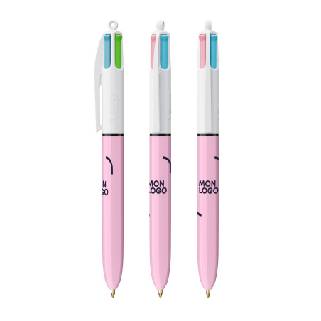 Stylo Bic® 4 couleurs Fashion marquage 1 couleur