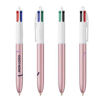 Stylo Bic® 4 couleurs glacé