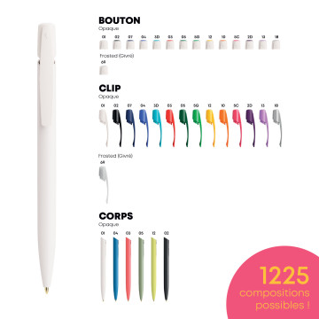 Stylo Bic® Media Clic Bio marquage 1 couleur