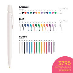 Stylo Bic® Media Clic classique marquage quadri