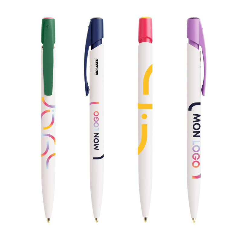 Stylo Bic® Media Clic Bio marquage quadri