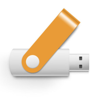 Clé USB gomme blanche 16 Go Twister