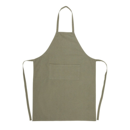Tablier de cuisine avec poche en coton recyclé